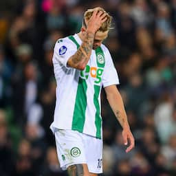 Schorsing voor Groningen-speler Valente valt minder zwaar uit na rood tegen Ajax